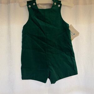 Stylish Forest Green Kids Overalls